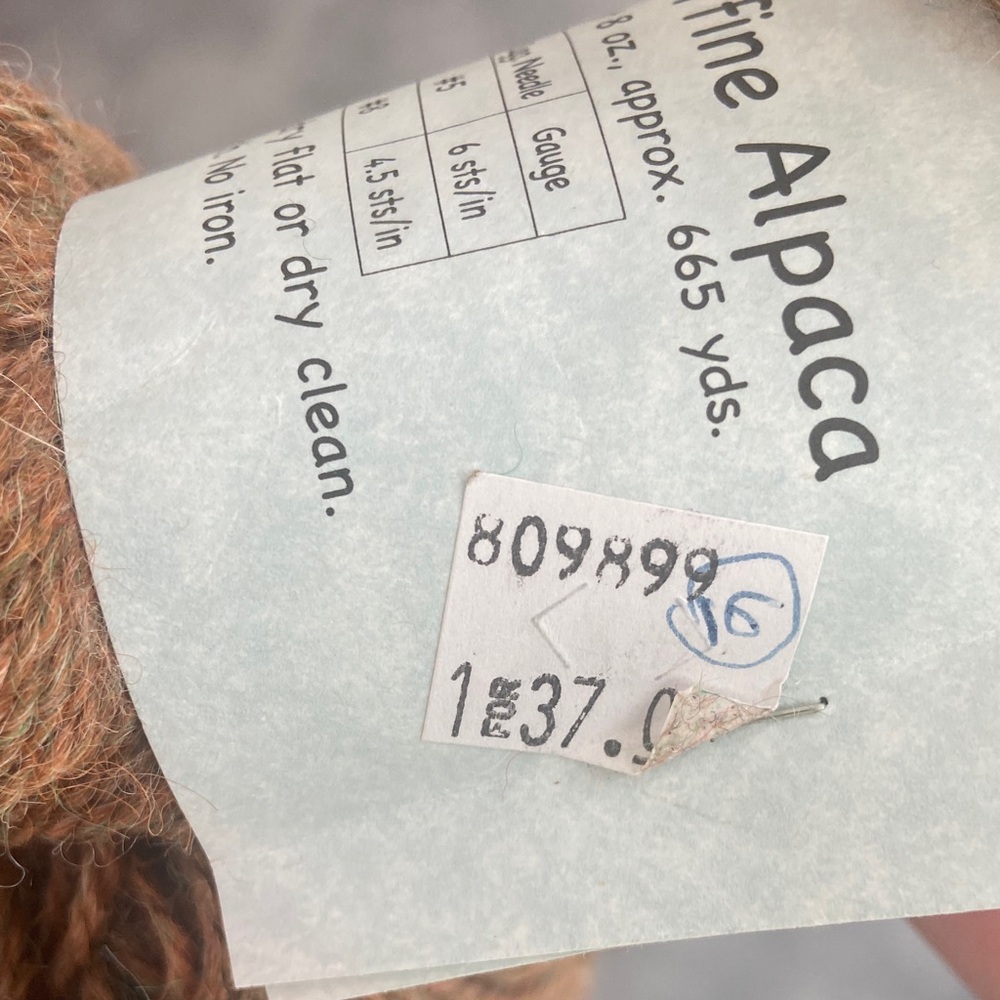 HEATHER PRIME ALPACA Yarn - WARM Brown - Picture 5 of 8